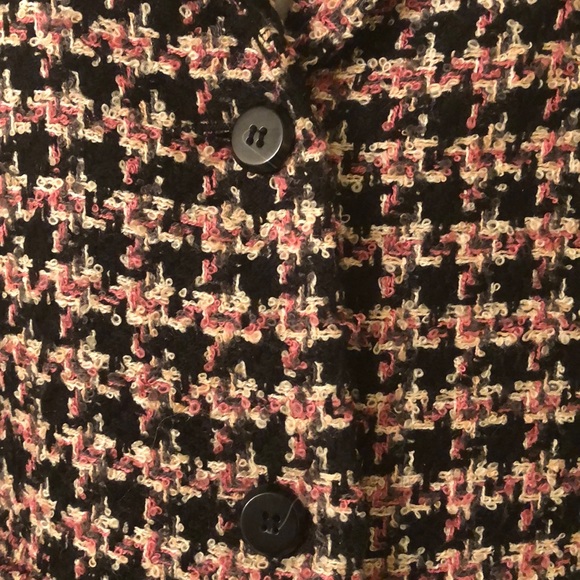 011. JM Collection Black Pink Grey Tweed Jacket - Picture 2 of 4